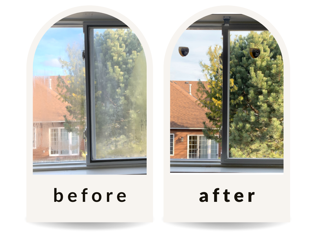 Before and After Foggy Windows